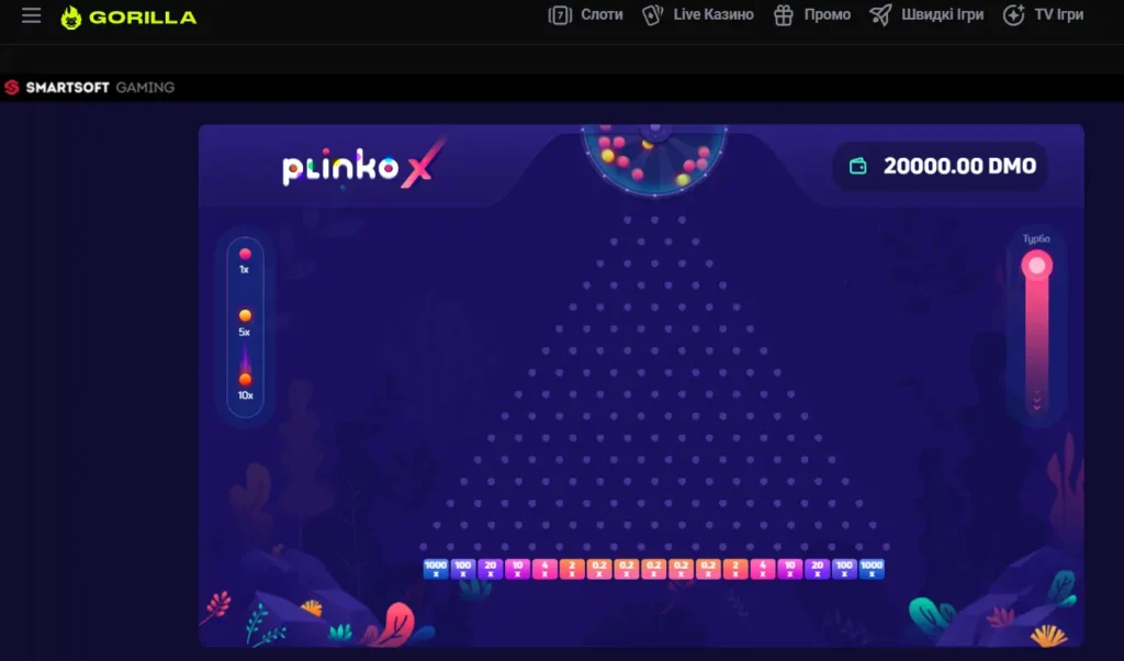 Gorilla Plinko