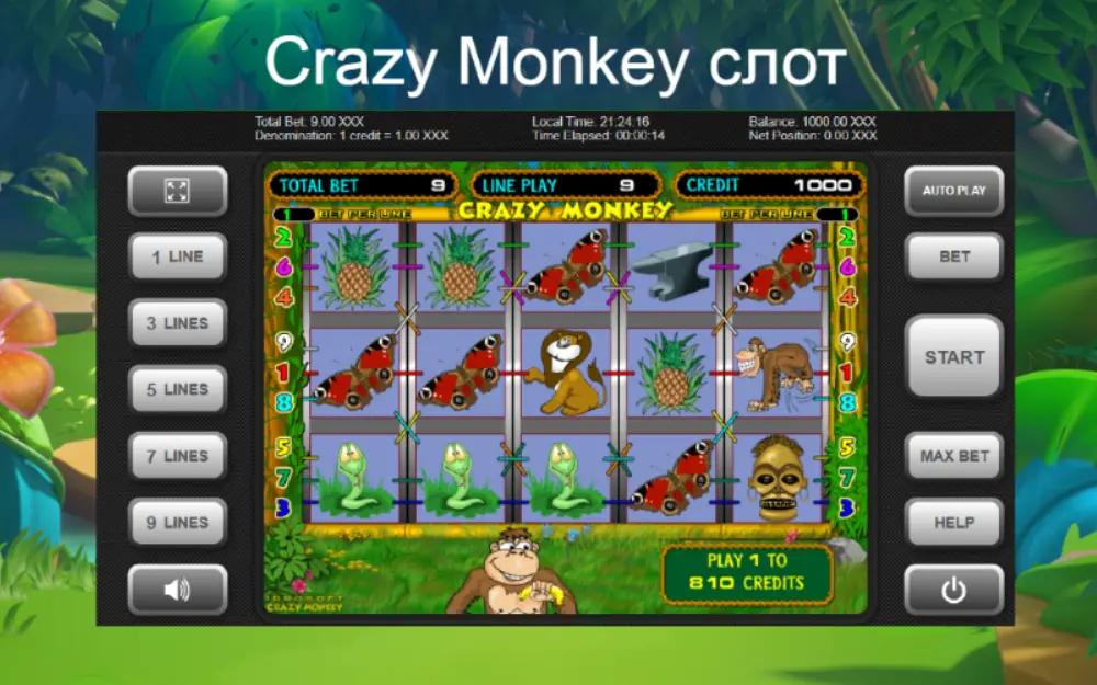 Ігровий автомат Crazy Monkey в Україні